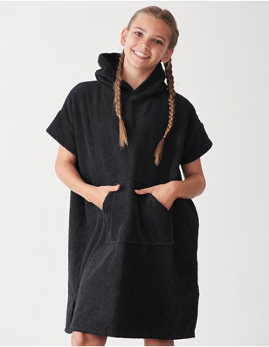 TOW-TC811-Kids Towelling Poncho